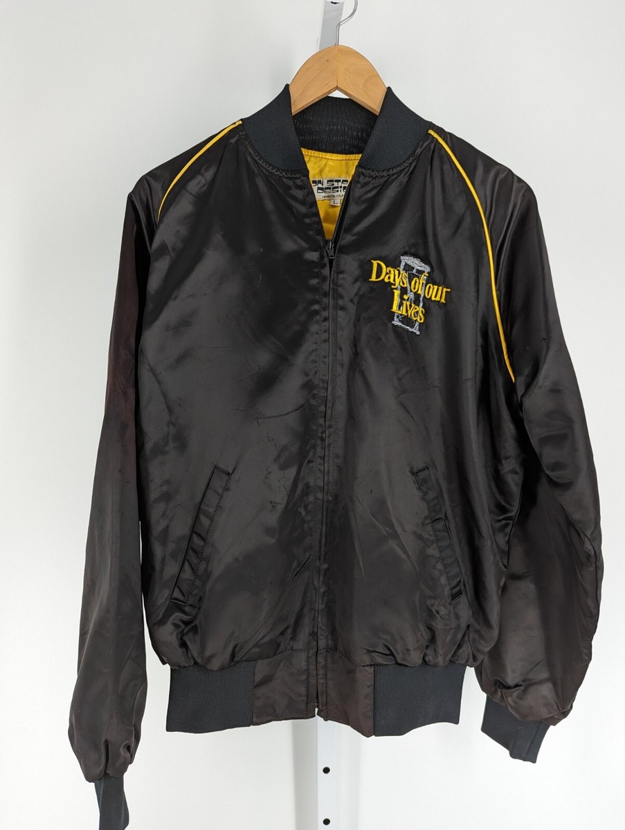 Days Of Our Lives Vtg 70s 80s Cast Crew Satin Bomber Embroidered