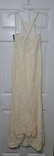 Lulus Ivory Lace Halter Size L Dress