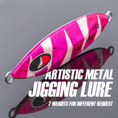 Jigging Metal Jig Shore Jigging Artificial Hard Bait Luminous Spoon Fishing Lure