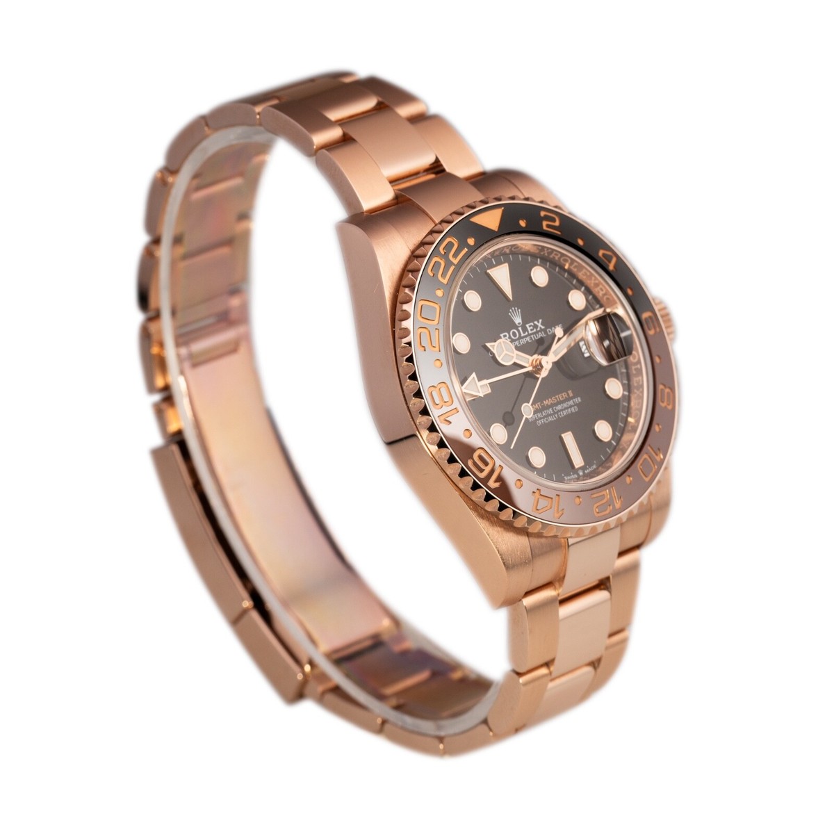 Rolex GMT Master II 126715CHNR 40mm 18ct Rose Gold 'Rootbeer' 2022