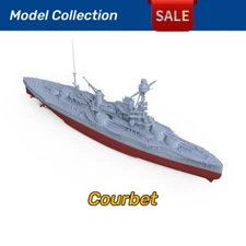 SSMODEL 1/2000 France Navy Courbet Battleship