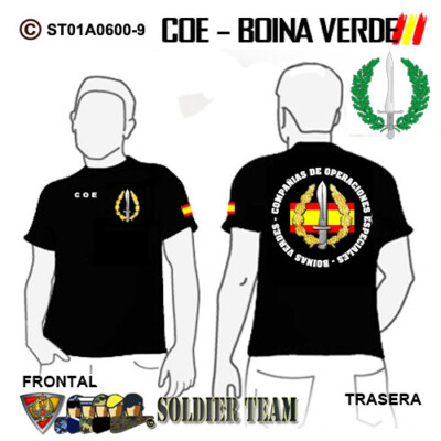Camisetas Militares: COE - Compañias Operaciones Especiales / Boinas Verdes