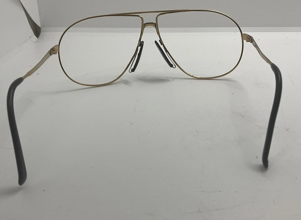 Gafas de sol vintage Movado By Carrera hechas en Austria 5861 marcos dorados 62-11-130 Foto 4 de 4