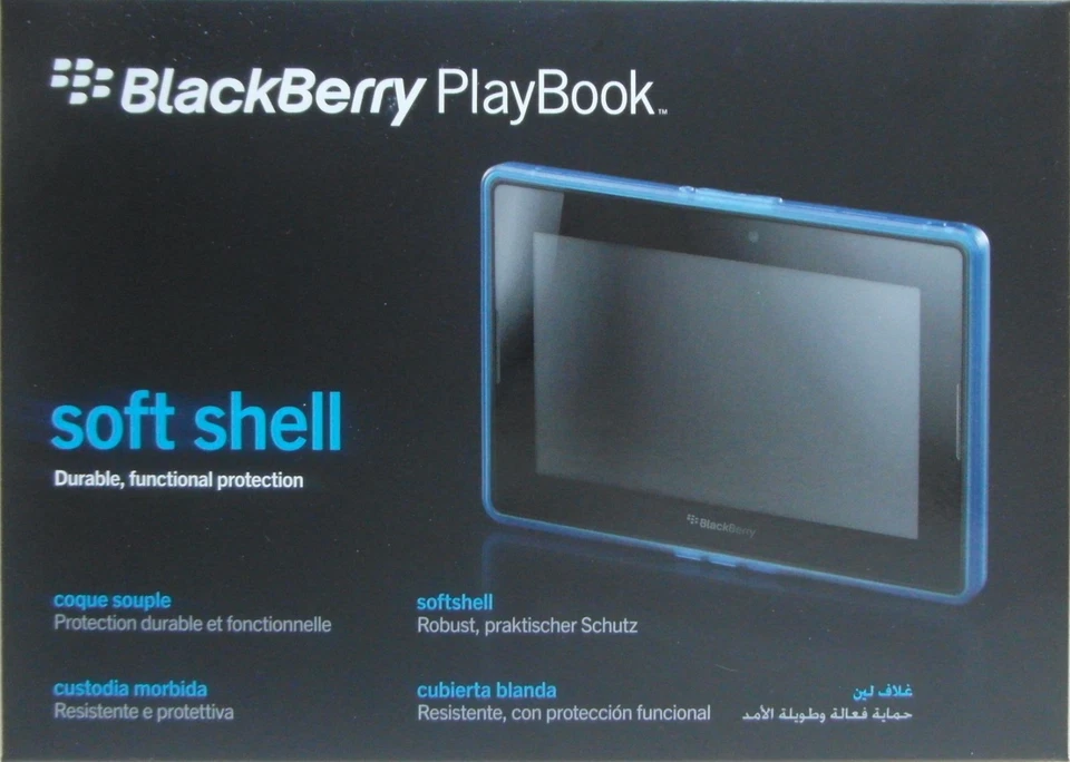 Lot of SIX Blackberry Tablet Soft Shell Sky Blue for Blackberry Playbook New - Image 2 of 4