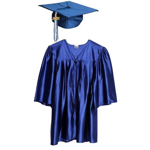 Juego de gorra y vestido de graduación de jardín de infantes con borla y encanto 2025