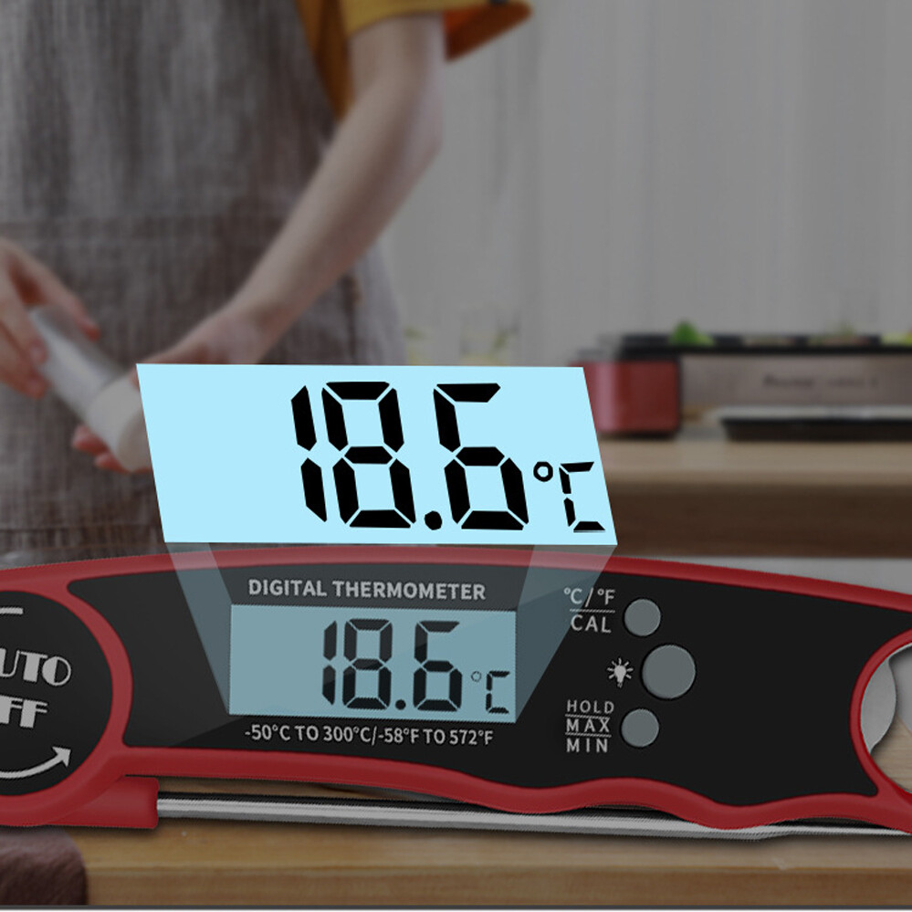 Food Thermometer with Probe Waterproof BBQ Instant Read Digital Meat Thermometer eBay