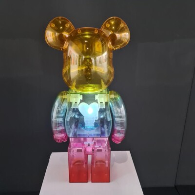BE@RBRICK Emotionally Unavailable 1000% Gradient Medicom Clear