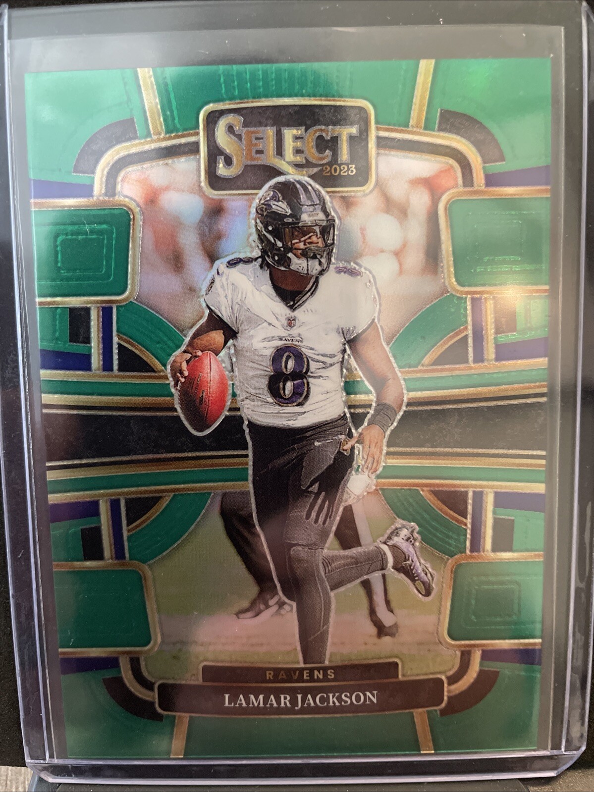 2023 Panini Select - LAMAR JACKSON - Concourse Level Green #1 /5 (1st On Print!)