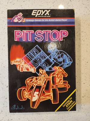 Epyx Pit Stop Atari Complete in box