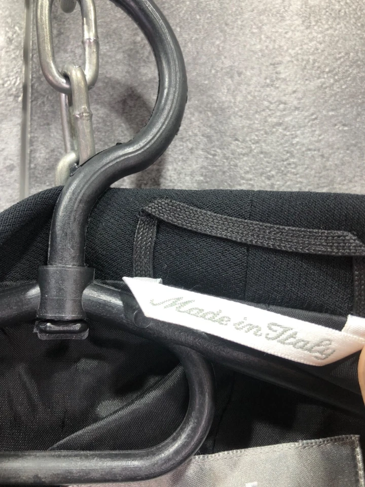 MAX MARA Chaqueta Negra con Corbatas Talla US 12 Foto 4 de 4