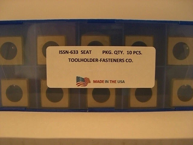 TOOLHOLDER-FASTENERS CO. PRIVATE LABEL 10 Pieces - ISSN-633 Shim Seat