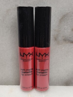  2 NYX Professional Makeup Soft Matte Metallic Lip Cream in Manila#SMMLC07