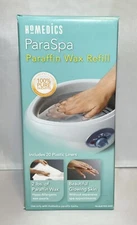 HoMedics ParaSpa - PARAFFIN WAX Refill - 2 Lbs Wax & 20 Liners  NEW IN BOX