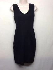 Narciso Rodriguez Black Women's A-Line Sleeveless Sheath Dress - Size 4     +K3