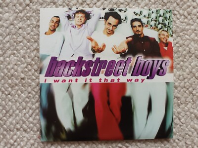 BACKSTREET BOYS - I WANT IT THAT WAY - Single CD - 2 Tracks - 1999 - Papphülle