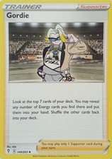 149/203 GORDIE | UNCOMMON | EVOLVING SKIES POKEMON CARD