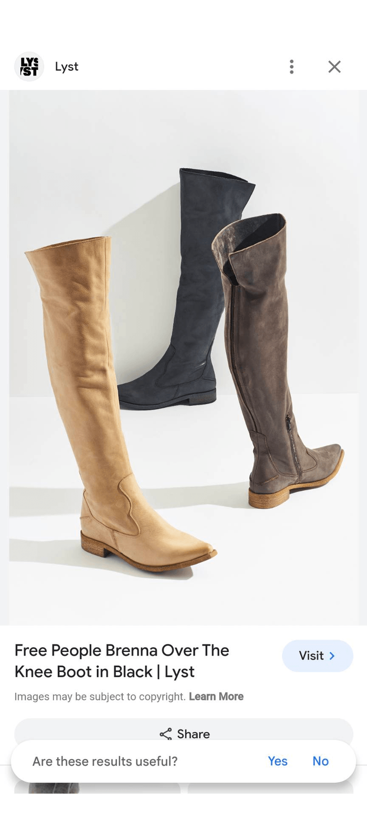 free people Brenna over the knee boot in tan sz 38 nwt eBay