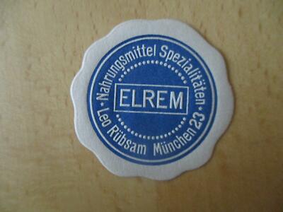(7366) Reklamemarke - ELREM Leo Rübsam München, Lebensmittel
