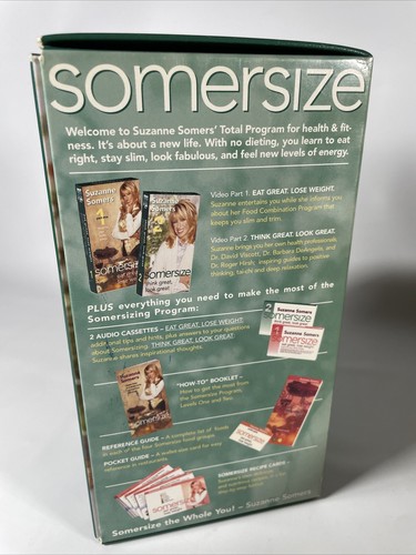 Suzanne Somers-The Somersize Program (2 VHS Cassettes, 1999) NEW!!! - Picture 3 of 8