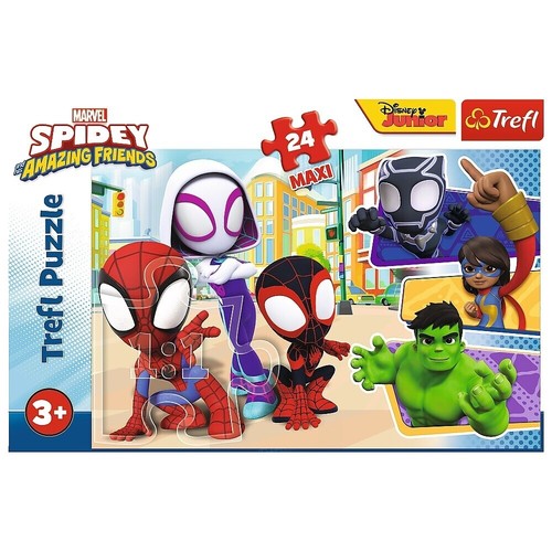 Puzzle Navideño Marvel 1000 Piezas – Spider-Man Y Wolverine En Edición Premium, Incluye Póster, Regalo Para Adultos Y Niños +14 Años