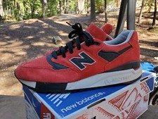 New Balance 998 M998RO Red/Black Made in USA 990 550