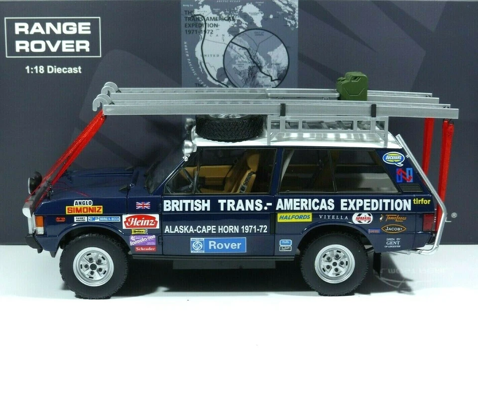 Range Rover La British Trans-Americas Expedition 1971-72 868K 1:18 Quasi Reale - Immagine 3 di 4