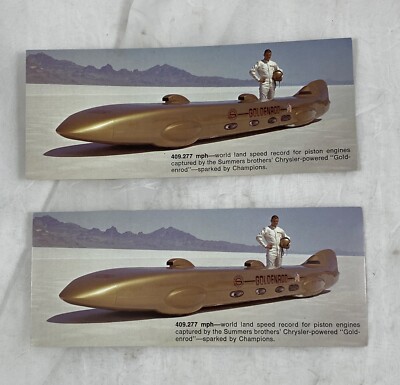 Historic Summers Brothers Goldenrod at Bonneville, 1965