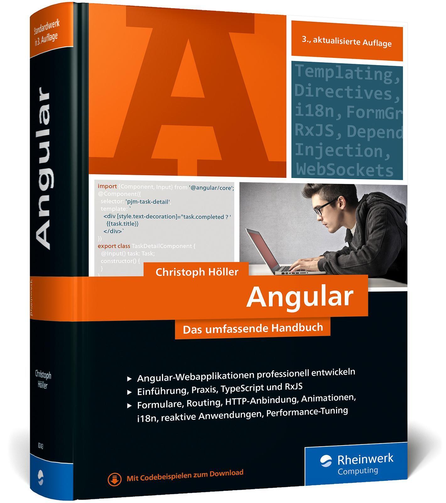 Thumbnail - Angular | Christoph Höller | Deutsch | Buch | Rheinwerk Computing |