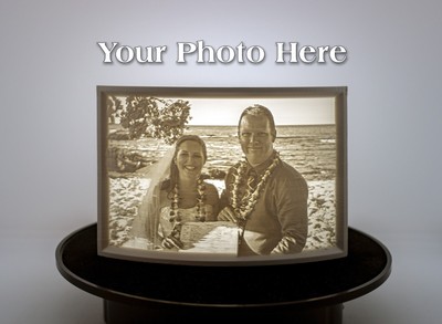 Personalized Custom 3D printed Backlit photo. Great Gift idea.
