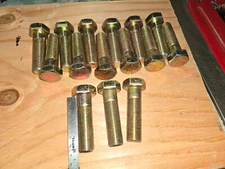Lot of 10  - Hex Head Bolt 3/4"-16 x 2-3/4" Long Yellow Zinc