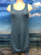 NWT Cupshe Midi  Dress Size Small Textured Blue