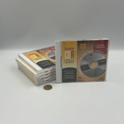 Kodak CD-R New & Sealed 6x Ultima 650 MB / 74 Mins Recordable CD Bundle - Picture 1 of 5