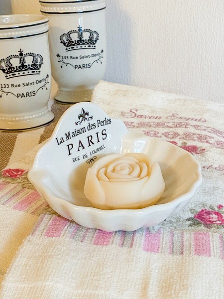 Clayre & Eef Badezimmer Seifenschale Muschel Paris Shabby Landhaus #2021481-image