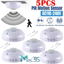 LOT Ceiling Motion Sensor 110V-240V PIR Detector Auto Infrared LED Light Switch