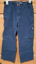 GAP Kids Cargo Boy's 8 Regular Staright Adjustable Waist Navy Blue Pants EUC