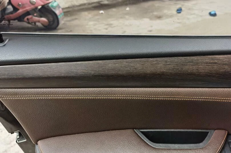 For BMW X3 F25 X4 F26 2014-2017 Oak Grain Interior Door Panel Cover Trim 4PCS - Image 4 of 4