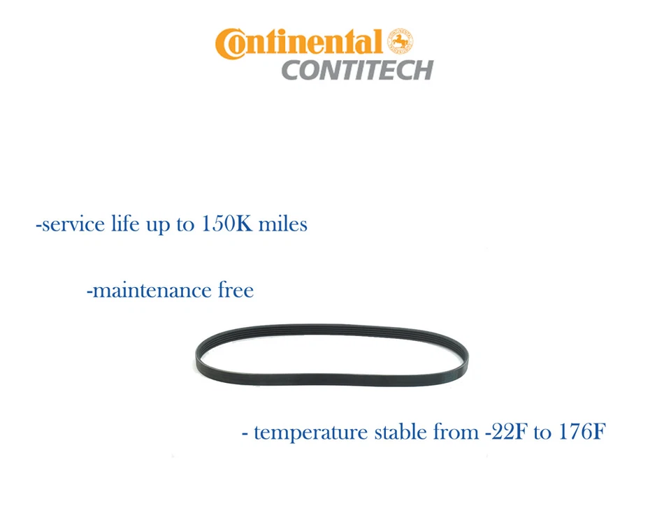 Cinturón para compresor de aire acondicionado BMW E30 13X810 Foto 4 de 4