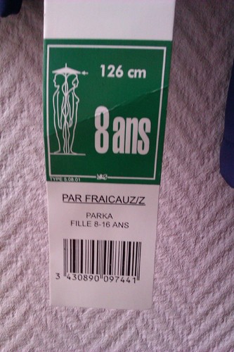 Parka Imperméable à Capuche - 8 Ans " I-Teeck " - Violet - Neuf - Imagen 8 de 8