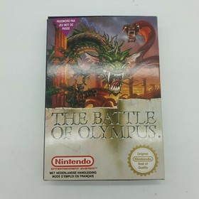 RARE NEUF Nintendo NES 8-BIT THE BATTLE OF OLYMPUS NES-AD-FRA Boxed Boite OVP