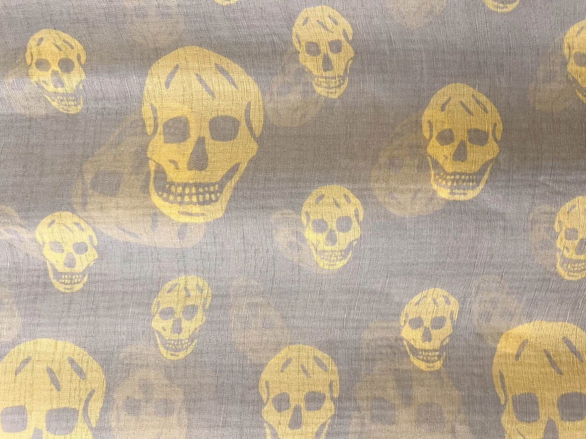 Alexander Mcqueen Skull Scarf for sale - eBay