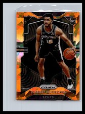 Quinndary Weatherspoon San Antonio Spurs #285 2019-20 Panini Prizms Orange Ice