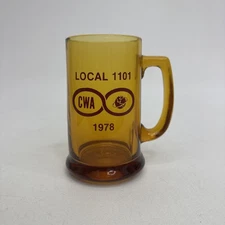  Vintage 1978 Local 1101 CWA Union Mug 