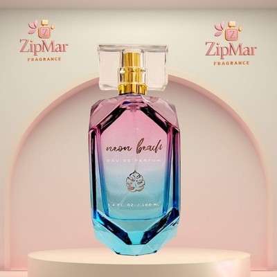 Tru Fragrance Neon Beach Eau De Parfum Spray 3.4floz Fresh Fragrance Without Box