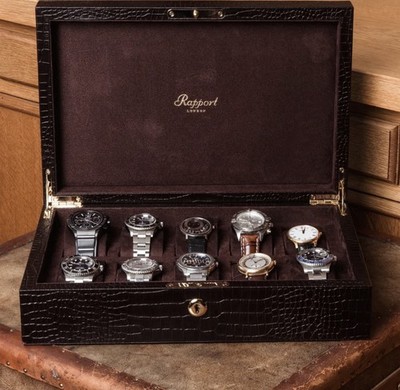 Rapport London Brompton Watch Box - 10 Piece  - New