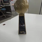 Magic Johnson Signed/Auto 14" Trophy Beckett COA LA Lakers