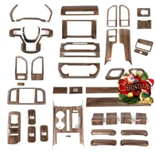 41PCS Wood Grain Full Set Interior Trim Kit For Ford F-150 2015-20 Accessories