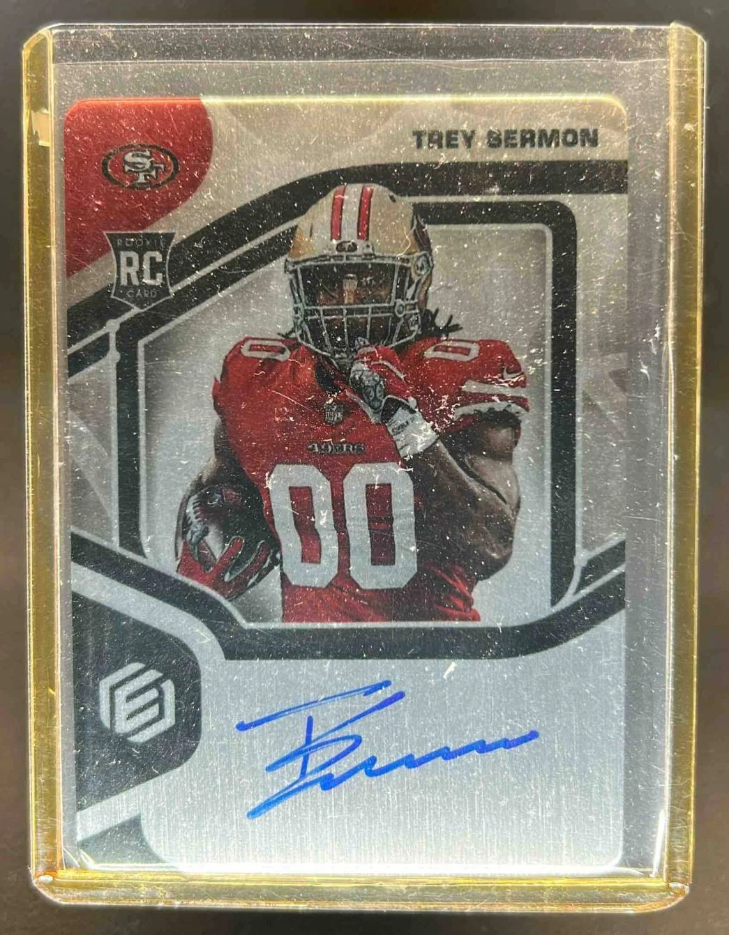 Nico Collins Panini Origins Rookie Autographs #RANC Gold