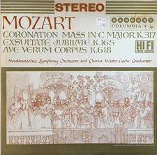 Das Norddeutsche Symphonieorchester And NDR Chor, Walter Goehr, Mozart tion Mass