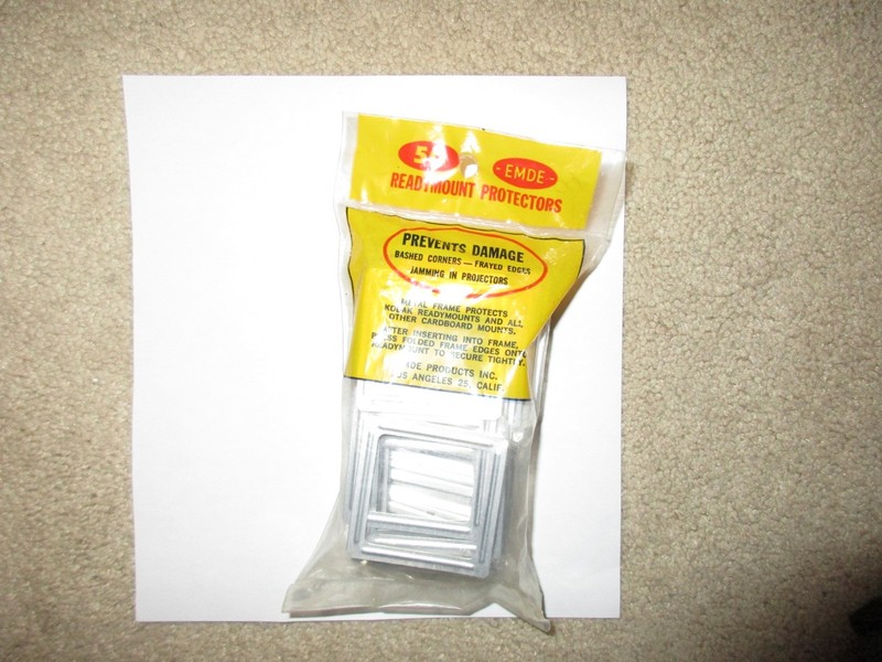 EMDE Products Readymount Protectors Metal Kodak Film Photo Slide Sleeves 50 Ct.