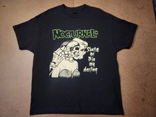Nocturnal Skate Shop Misfits Tshirt Sz XL Skate Or Die Die My Darling
